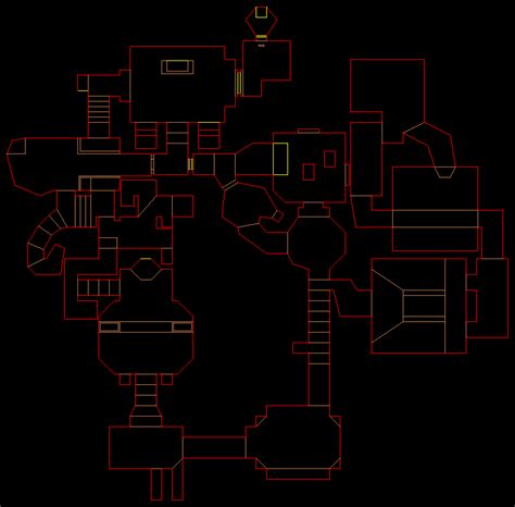 Playstation Doom Level 18 Pandemonium Level Map