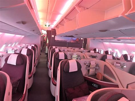 Qatar A380 Business Class And Bar Review In 360° London To Doha