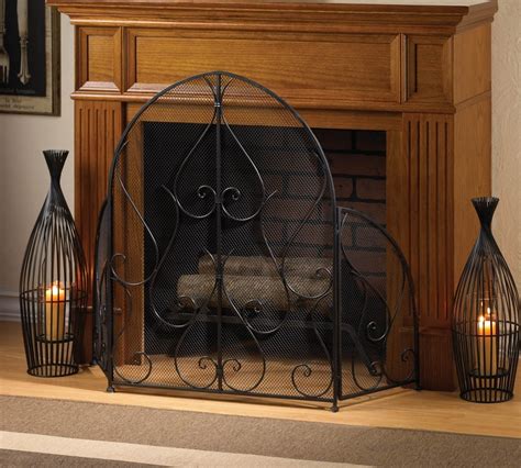 To Install Wrought Iron Fireplace Screens Madison Art Center Design
