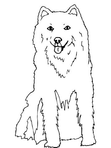 Search through 623,989 free printable colorings at. Alaskan Husky coloring page | SuperColoring.com