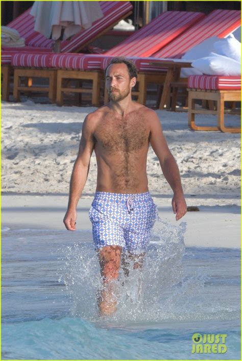 Photo James Middleton Shirtless Day At The Beach Alizee Photo Just Jared