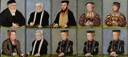 Ten portrait miniatures of the Jagiellon Family (Sigismund I the Old ...