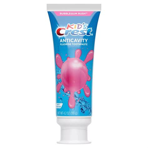 Crest Kids Toothpaste Bubblegum Rush 42 Oz 116 G