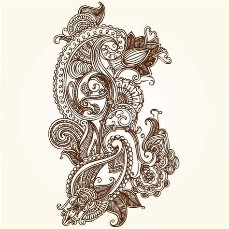 Intricate Floral Vector Element Floral Vector Vector Elements