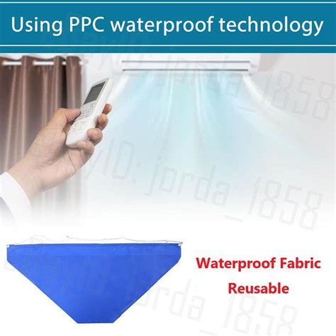 Waterproof Wall Mounted Wash Cover Air Conditioner Cleaning Bags Protectors Kits Ebay