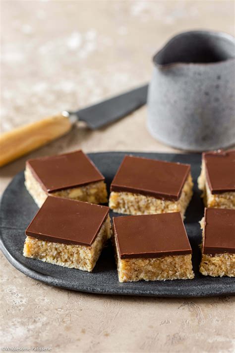 Easy Dairy Free Caramel Slice Gluten Free Wholesome Patisserie