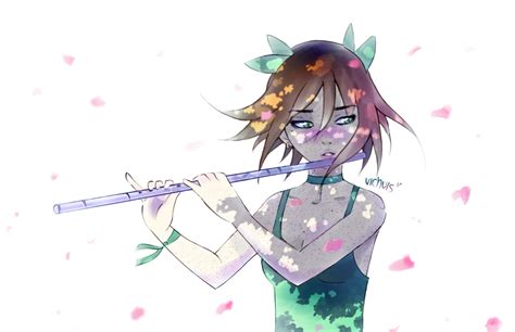 redhead girl flute by vichuis on deviantart