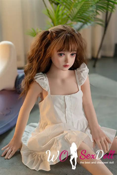 Customized Flat Chested Sex Doll Life Size Silicone Mini Love Doll 100cm Wosexdoll