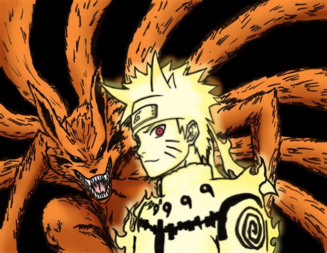 Naruto Kyuubi Chakra Mode By Tridyrium On Deviantart