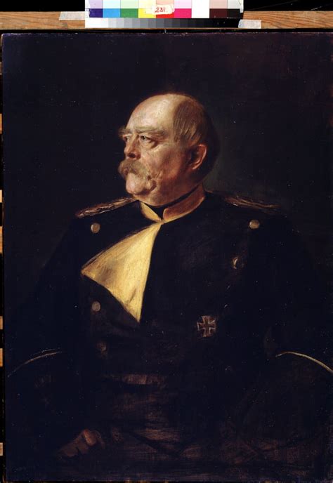 Portrait Of Chancellor Otto Von Bismarck 1815 1898 In Uniform