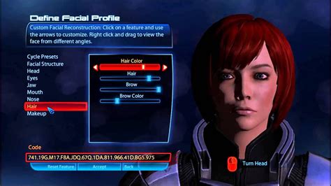 Mass Effect 3 Default Female Shepard Face Code Trueiload