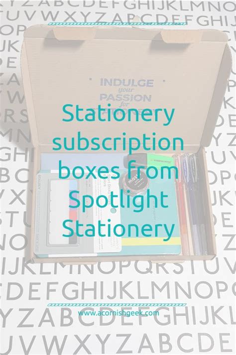 Nsw19 Stationery Subscription Boxes With Spotlight Stationery