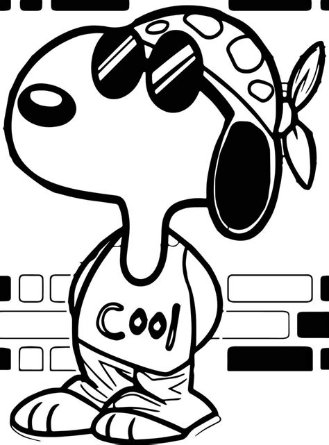 Snoopy Easter Coloring Pages