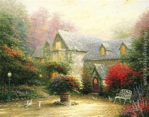 Thomas Kinkade The Blessings Of Spring Painting Best Paintings For Sale
