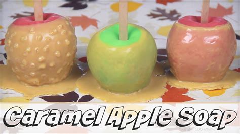 Diy Caramel Apple Soap Soap Making For Beginners Socraftastic Youtube