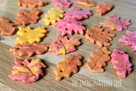 Cinnamon Salt Dough Leaf Ornaments Fall Crafts For Kids Autumn