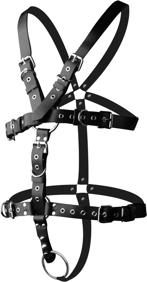 Strict Leather Body Harness With Cock Ring X Large Amazonca Health