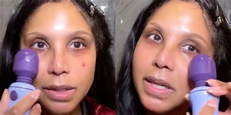 Toni Braxton Uses A Vibrator On Her Face For Her Skin Care Routine