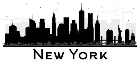 Best Manhattan New York City Black And White Illustrations Royalty