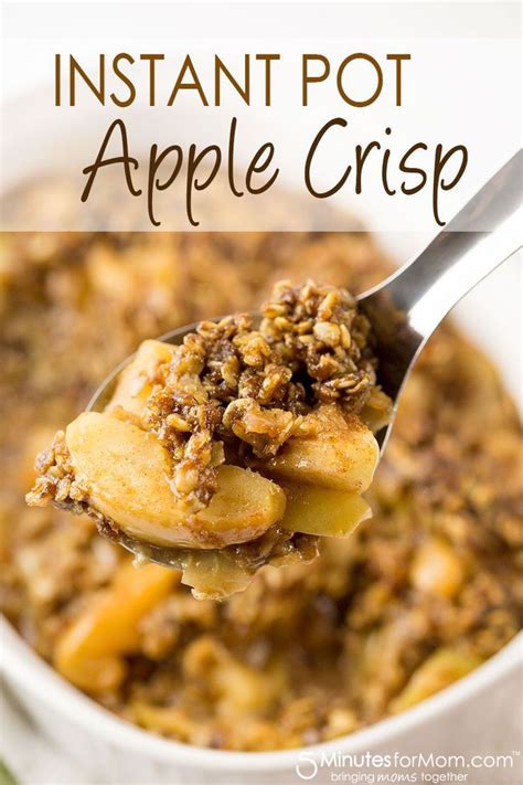 To the apples, add 1/2 teaspoon of cinnamon, and a pinch of salt. Instant Pot Apple Crisp Recipe that is Ready in Minutes! # ...