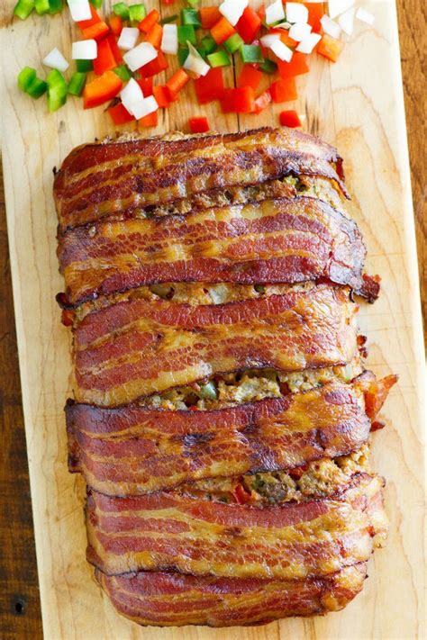 Plus, it pretty much goes with anything—if you looked up square meal in the dictionary, meatloaf would be in the center. Bacon Wrapped Meatloaf | Recipe | Bacon wrapped meatloaf ...