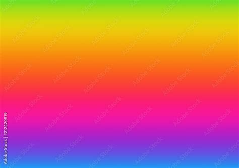 Horizontal Abstract Background With Rainbow Gradient Design Template