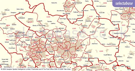Postcode Tools Districts List Selectabase