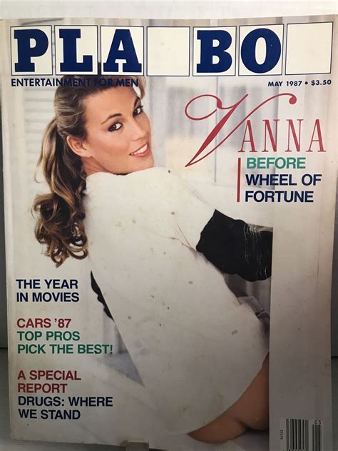 Mavin Playboy Magazine May 1987 VANNA WHITE Before Wheel Of Fortune