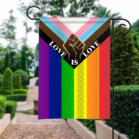 Love Is Love Inclusive Pride Flag Progress Pride Flag Etsy