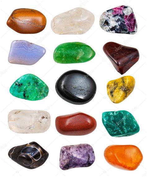 Set Of Semi Precious Stones — Stock Photo © Vvoennyy 28625381