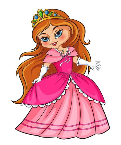 Cute Little Princess Stock Vector Illustration Of Queen 85185136