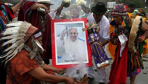 Peru Shamans Hold Rituals Foresee Good News During Popes Visit Free