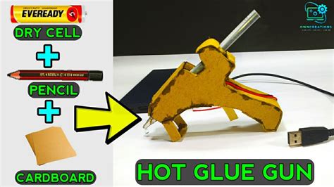 How To Make Hot Glue Gun Using Pencil How To Make Glue Gun At Home