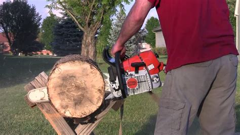 Stihl Ms461 Ported Chainsaw Youtube