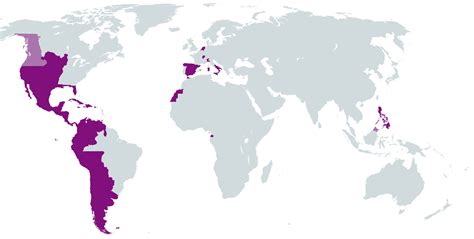 Mapping Colonial Empires Part Spanish Empire Mapporn