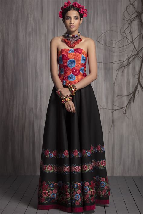 Buy Payal Jain Black Printed Skirt Online Aza Fashions