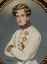 Ivory miniature portrait of Napoleon II King of Rome - approx. 1830 ...