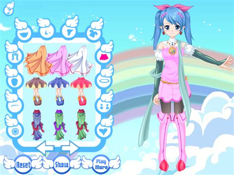 Free online games for girls. Design Angel Avatar - Anime Dress up Games by kute89 on ...