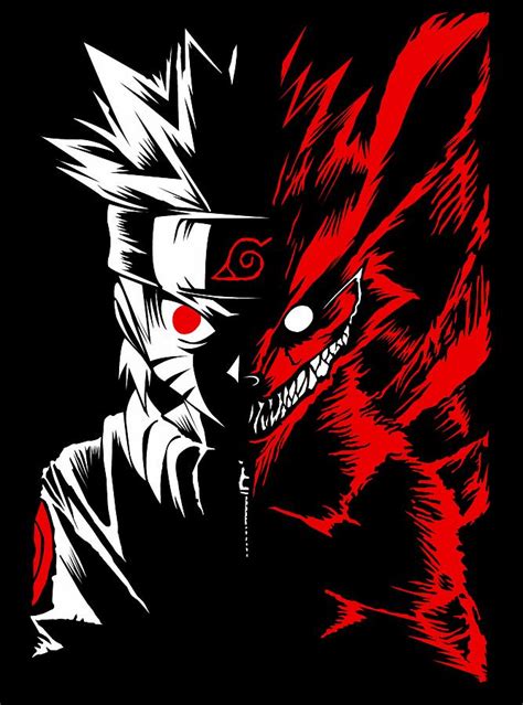 Naruto Two Face Digital Art By Offbeat Zombie