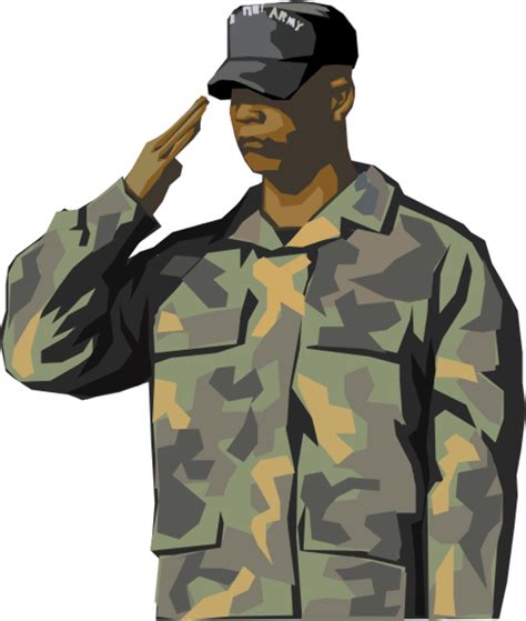Download High Quality Soldier Clipart Saluting Transparent Png Images