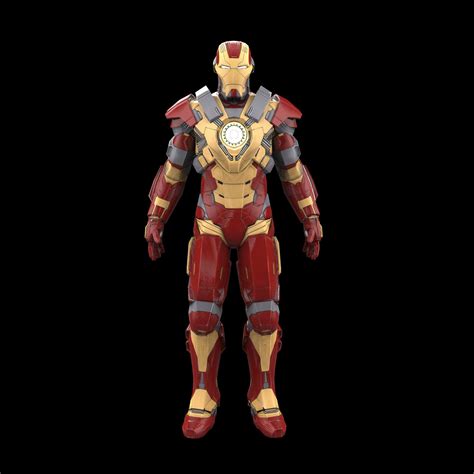 Iron Man Mark 17 Heartbreaker Full Wearable Armor 3d Model Stl Painting