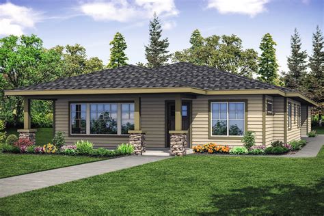 See more ideas about prairie style houses, house plans, prairie style. One-Story Prairie Ranch Home with Private Master Suite ...