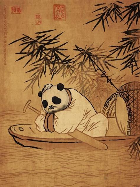 When Pandas Encounter With Ancient Chinese Paintings Buykud