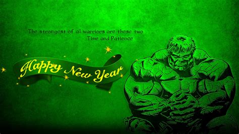 Happy New Year Incredible Strongest Warrior Hulk Quotes Marvel Avenger
