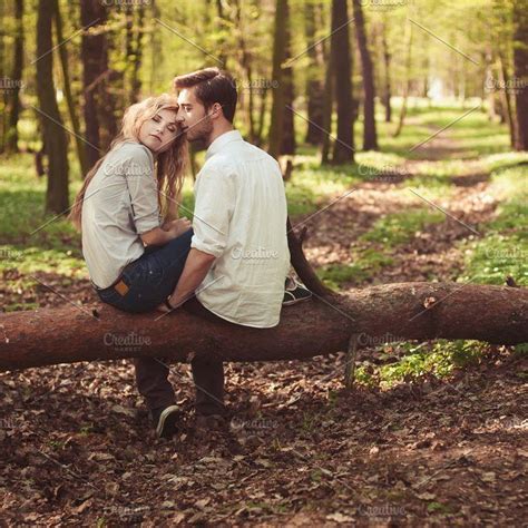 Cute Couple In The Forest With Images Couples In Love Cute Couples Save The Date Postcards