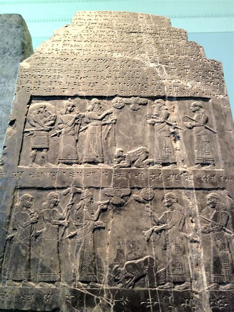 Assyrian Sculpture At The British Museum In London Uk By Annuin