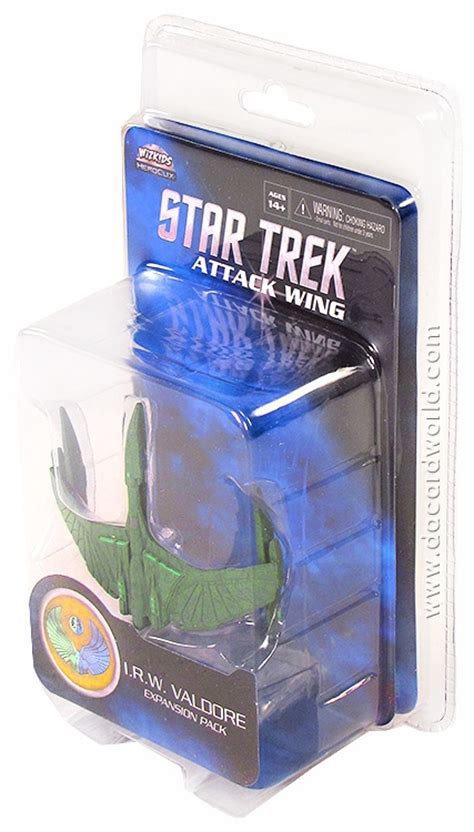 Star Trek Attack Wing Romulan Irw Valdore Expansion Pack Da Card