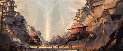 Paint A Fantasy Environment With 3d Tools And Photobash · 3dtotal