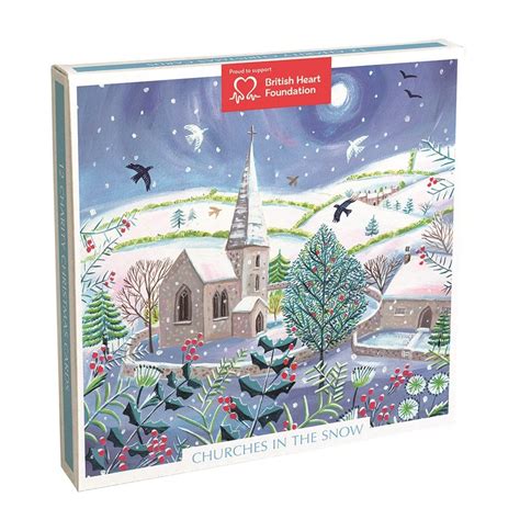 Museums And Galleries Churches In The Snow Pack Of 12 Charity Christmas Cards