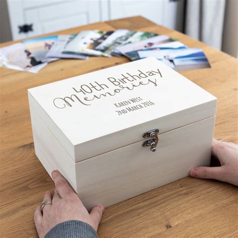 Check spelling or type a new query. personalised 40th birthday keepsake box by mirrorin ...